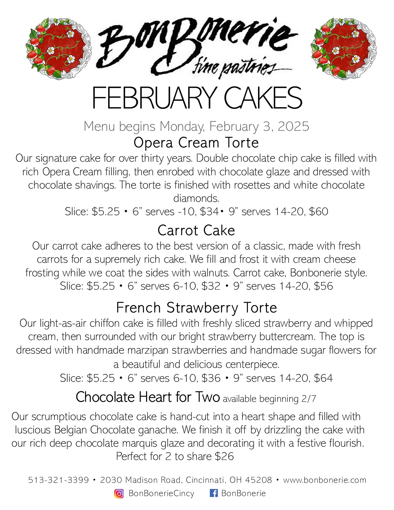 February Cakes